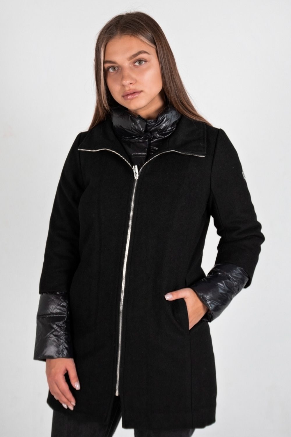 Пальто из текстиля